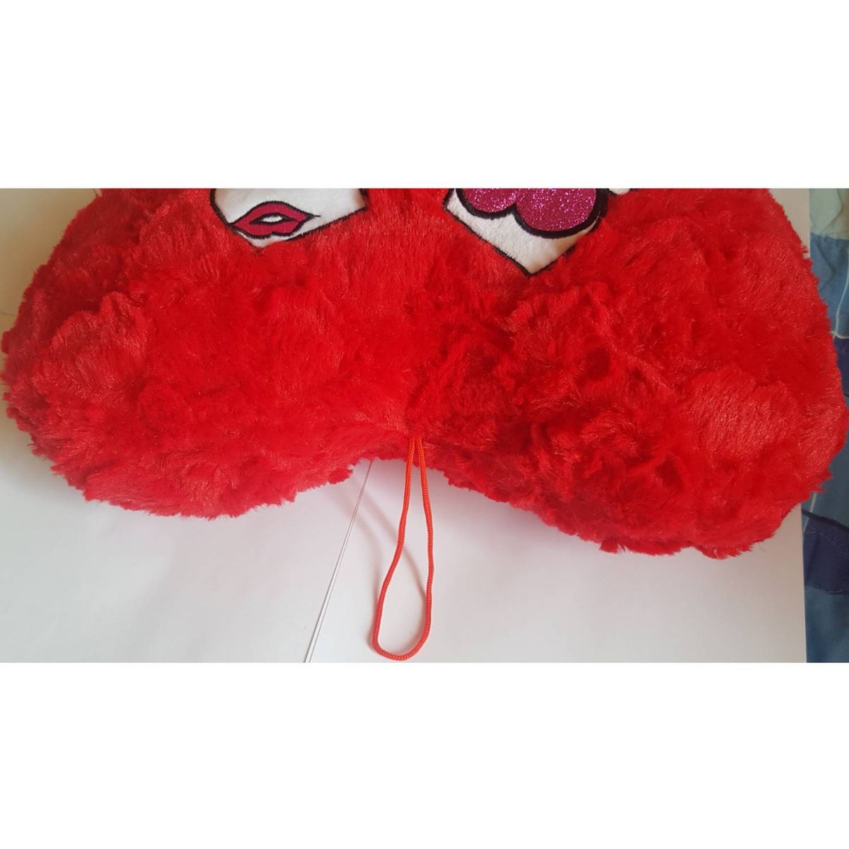 GENERICO - Almohada Cojín rojo de corazón con frases  CORAZON