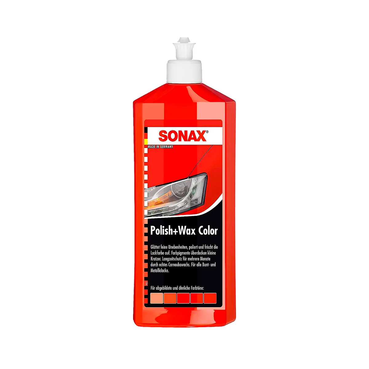GENERICO - Cera Liquida De Auto Rojo Sonax 500ml