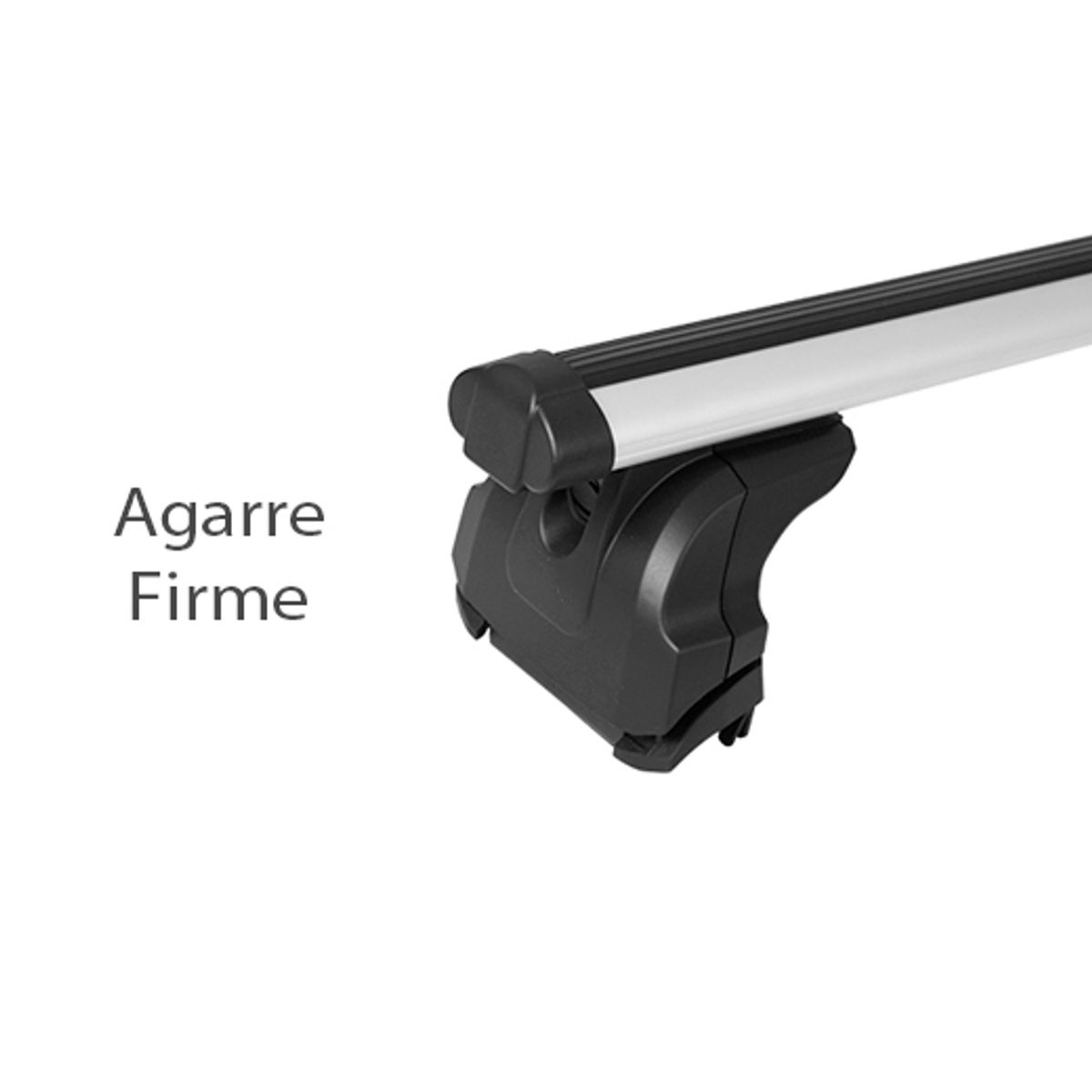 GENERICO - Barra de techo pegado aluminio winbo