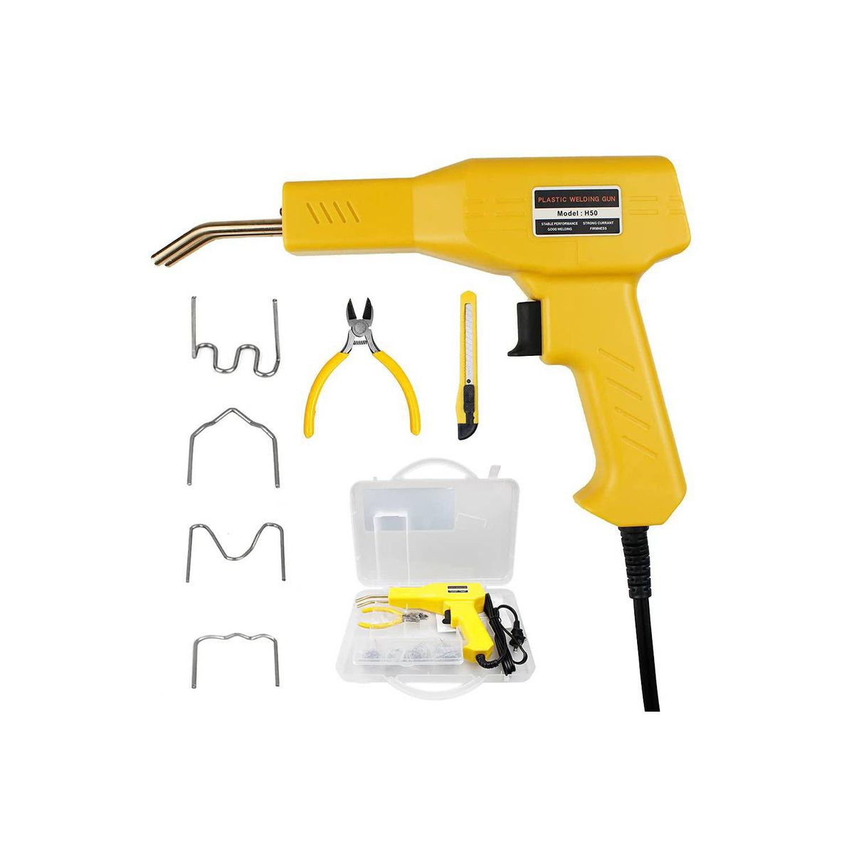 GENERICO - Pistola de Soldar Soldadura para todo Tipo de Plásticos 50W