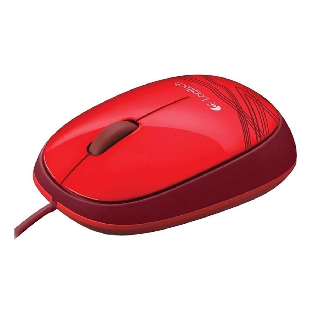 GENERICO - MOUSE LOGITECH M105 WIRED RED 910-002959