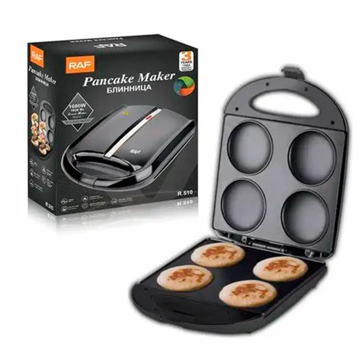 GENERICO - Tostiarepa Máquina para Hacer Arepas Muffin