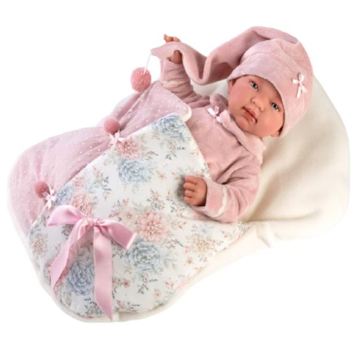 LLORENS - Muñeca Llorens Lolita RECIÉN NACIDA CON SAQUITO