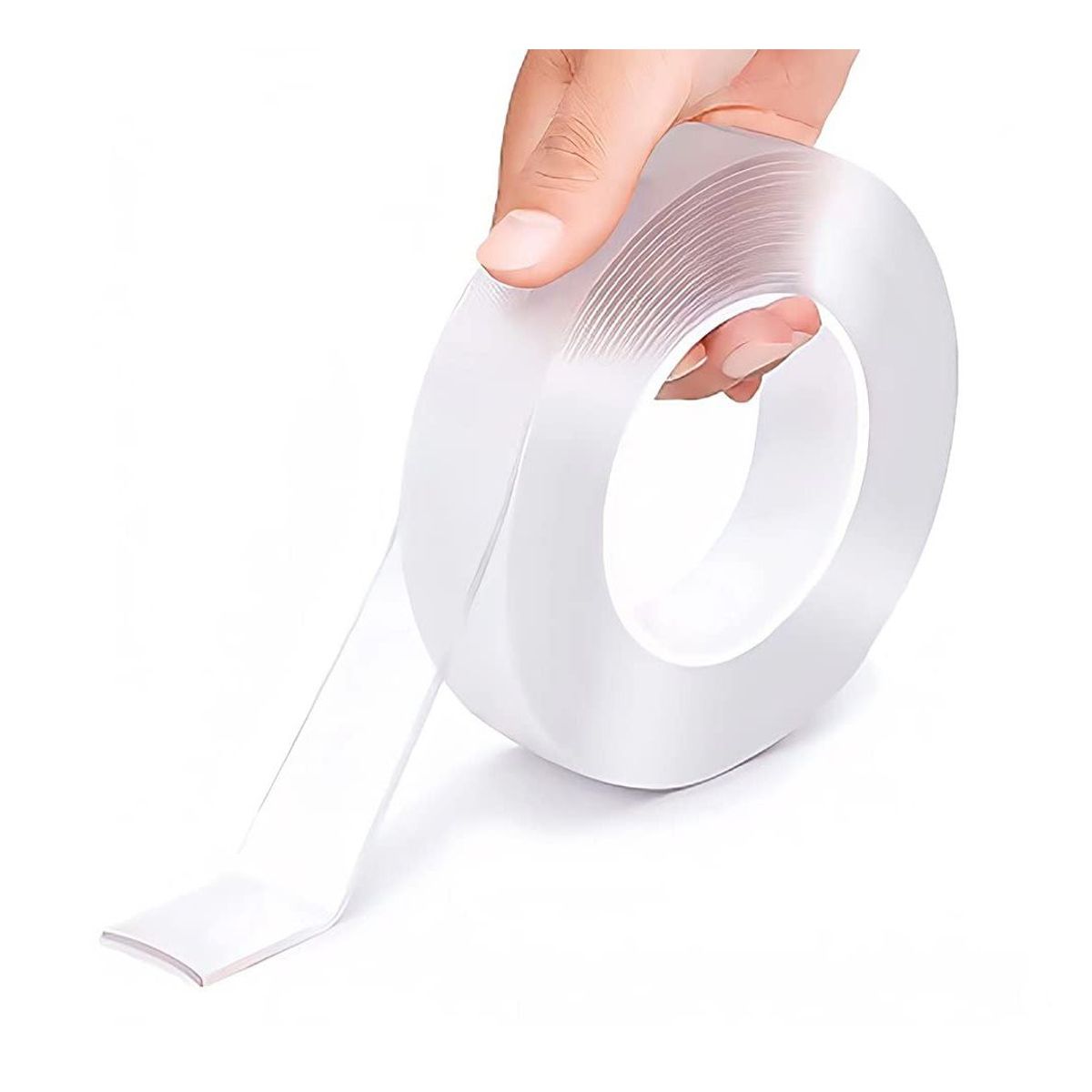 GENERICO - Cinta adhesiva doble cara de 3m transparente resiste agua