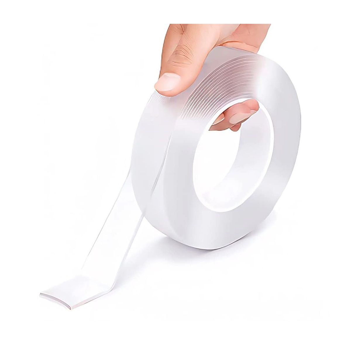 GENERICO - Cinta adhesiva doble cara de 3m transparente resiste agua