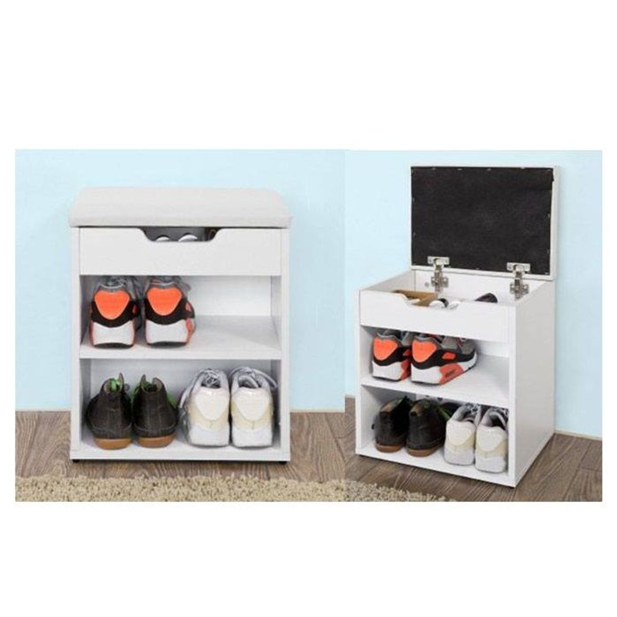 GENERICO - Zapatera cielo - la casa del mueblero - blanco