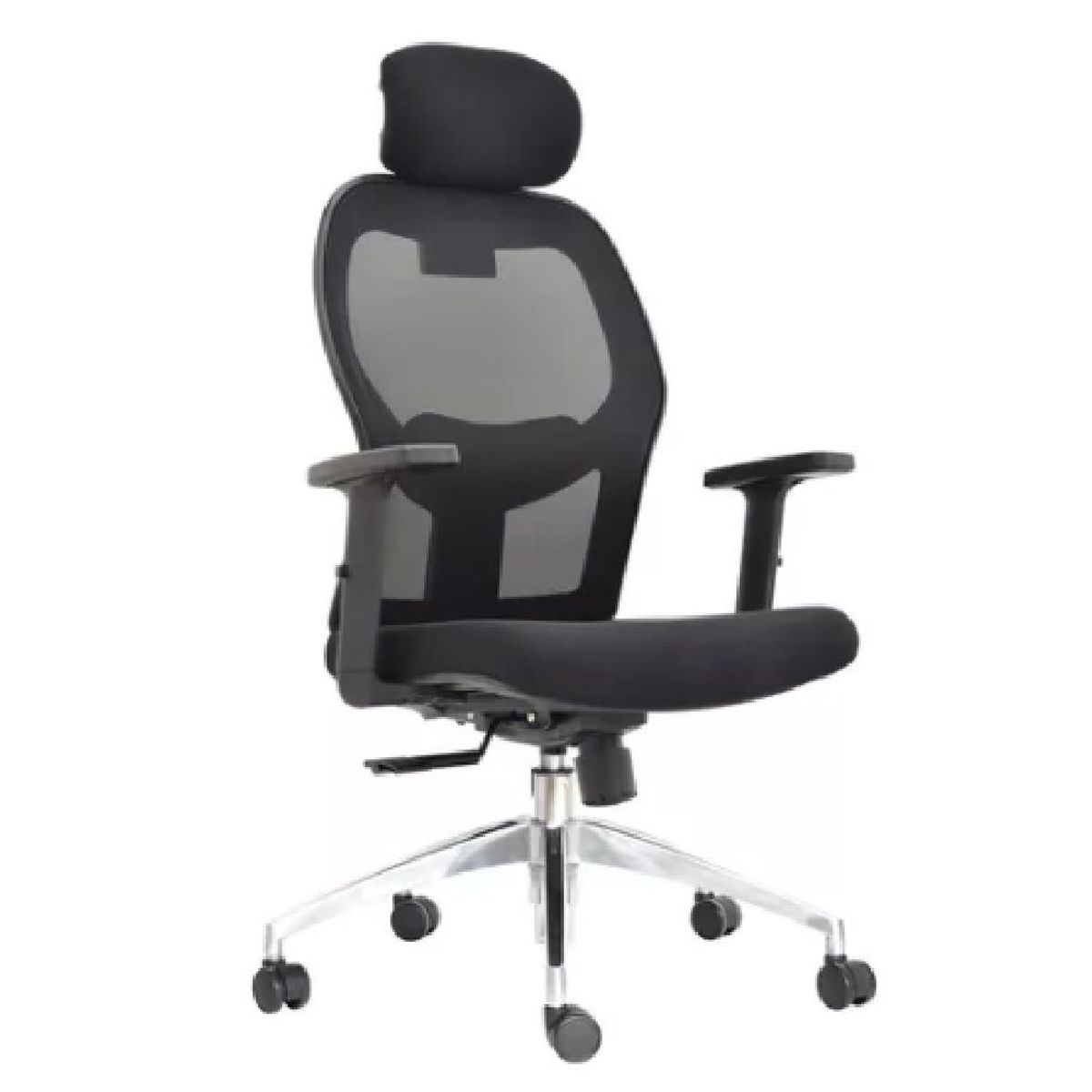 MOBELART - Silla de Oficina Presidente Noruega BA Ergonómica Negro möbelArt