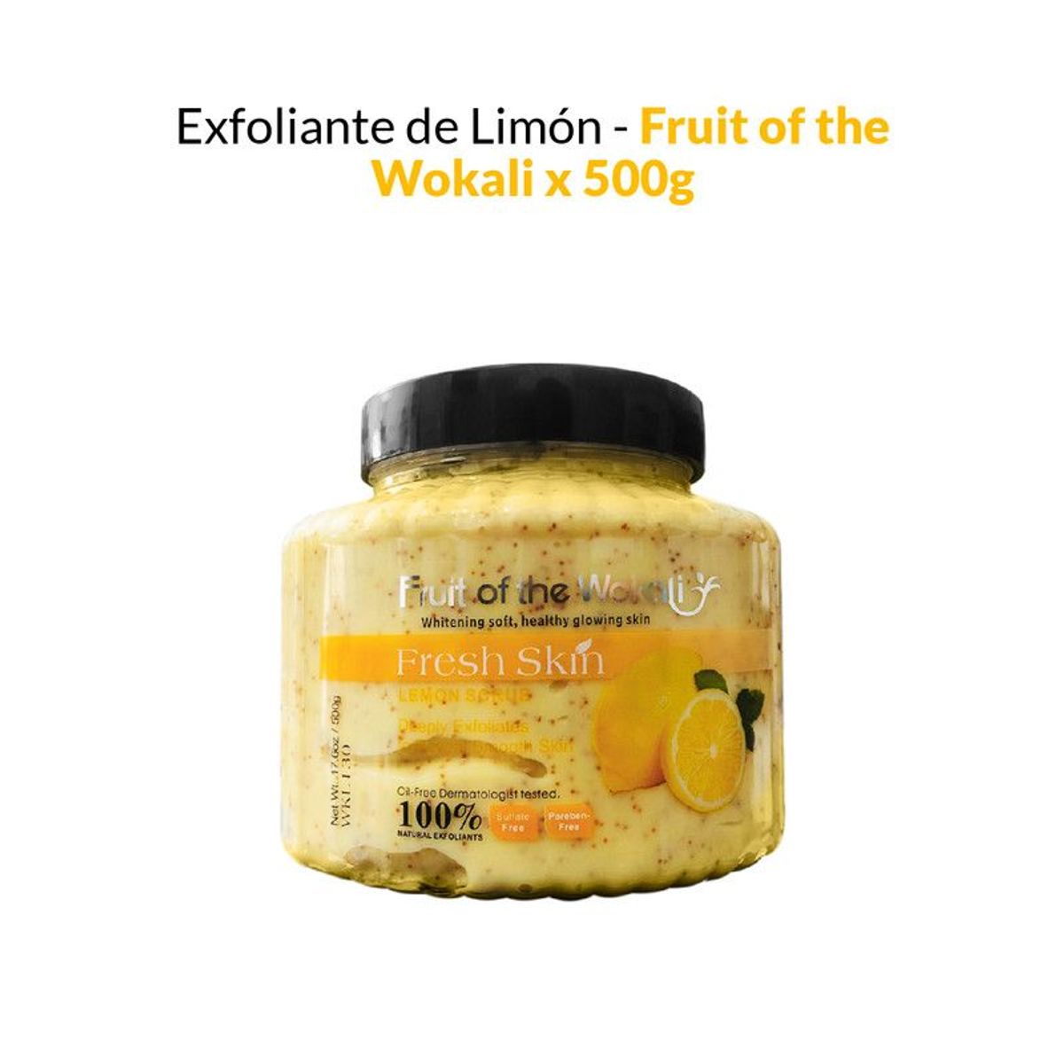 GENERICO - Exfoliante de Limón - Fruit of the Wokali 500gr