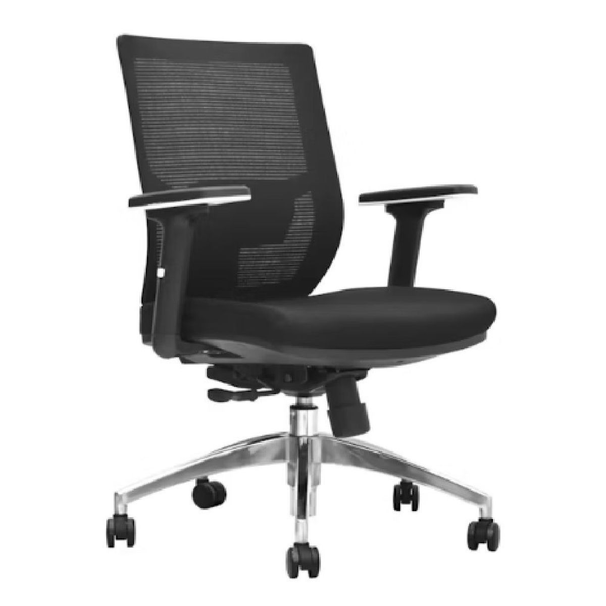 MOBELART - Silla de Oficina Gerente Lims BA Negro Ergonómica möbelArt