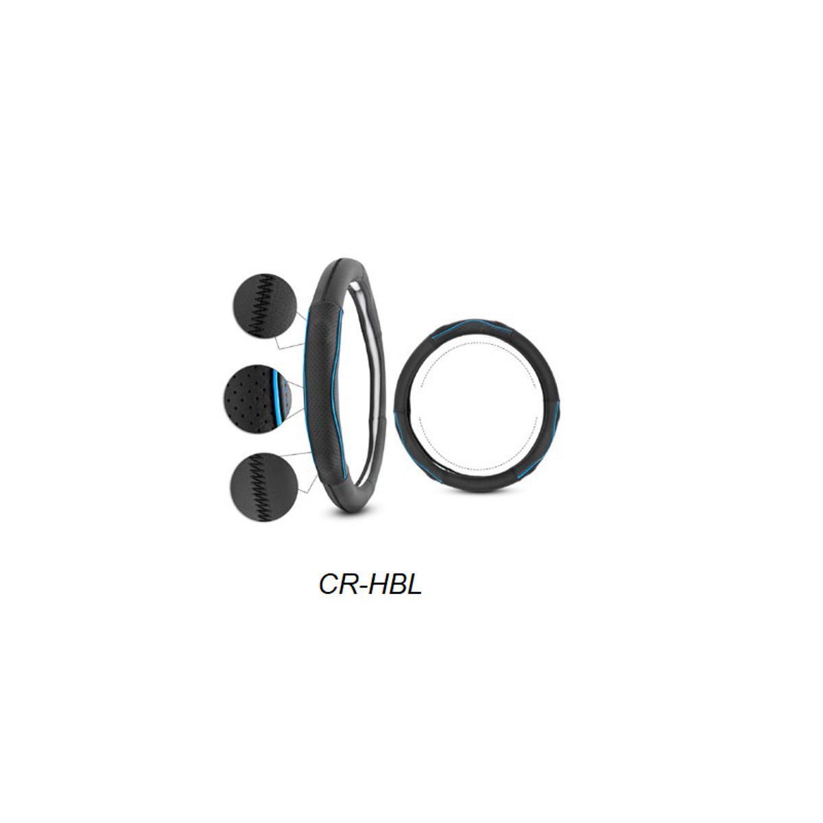 GENERICO - Forro De Timon Cuero Masajeador Latex Lineas Y Contura