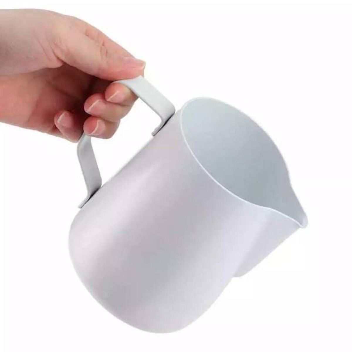 IMPORTADO MC - JARRA BARISTA LATTE ART 600ML BLANCO.