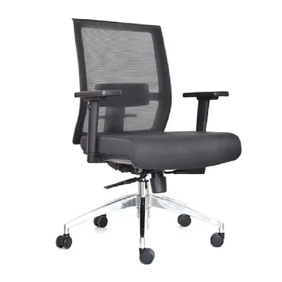 MOBELART - Silla de Oficina Gerente Noha BA Negro Ergonómica möbelArt