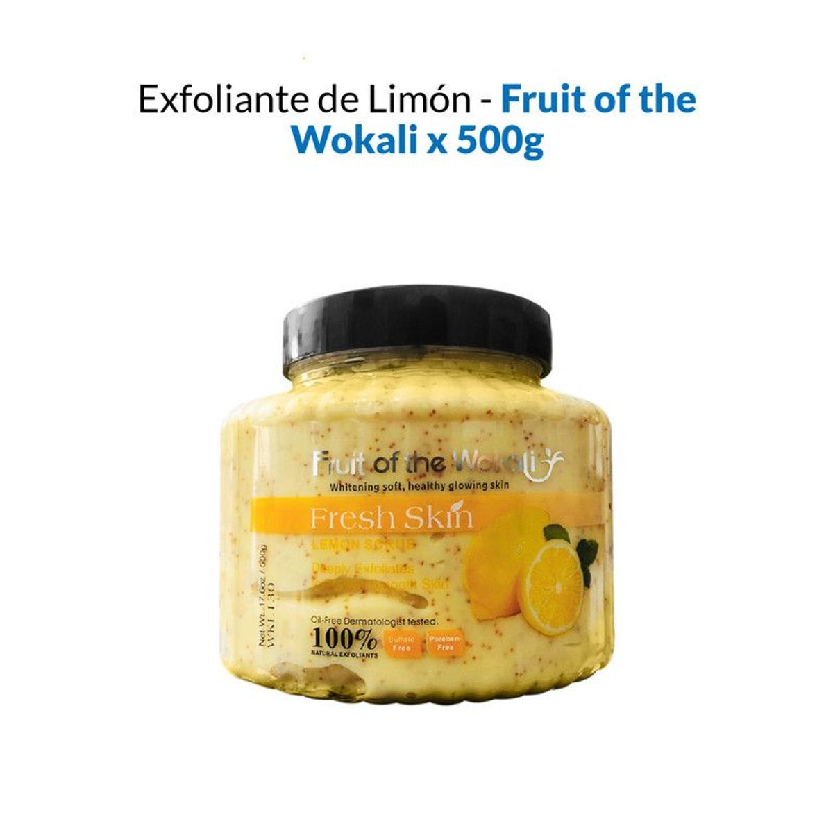 GENERICO - Exfoliante de Limón - Fruit of the Wokali 500gr