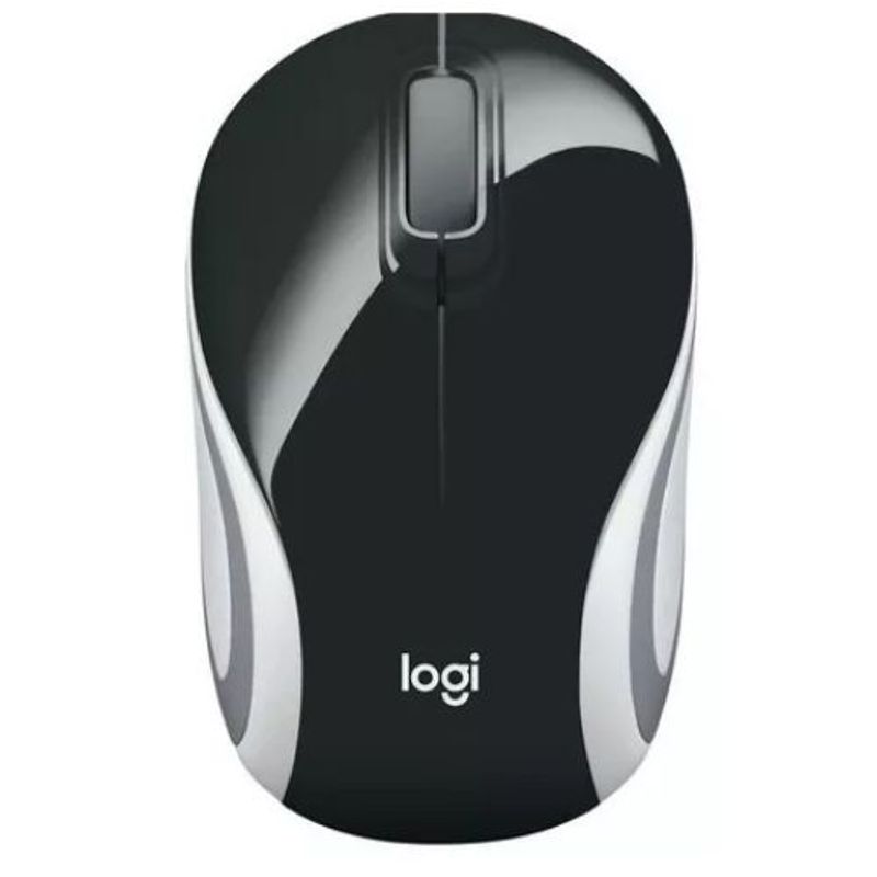 LOGITECH - Mouse Logitech M187 Mini Wireless Refresh Black