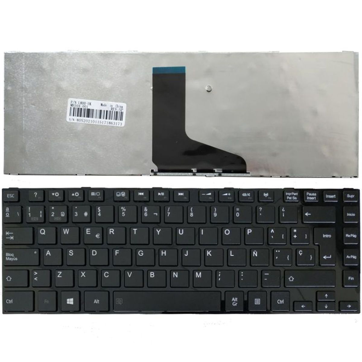 TOSHIBA - TECLADO PARA TOSHIBA S40-A C45-A L40-A M40-A SN EXT PERNOS DIFERENTES