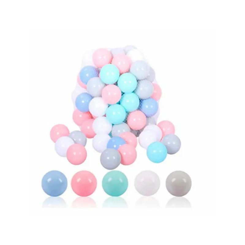 GENERICO - Set de 100 pelotas color pastel didáctico-estimulación