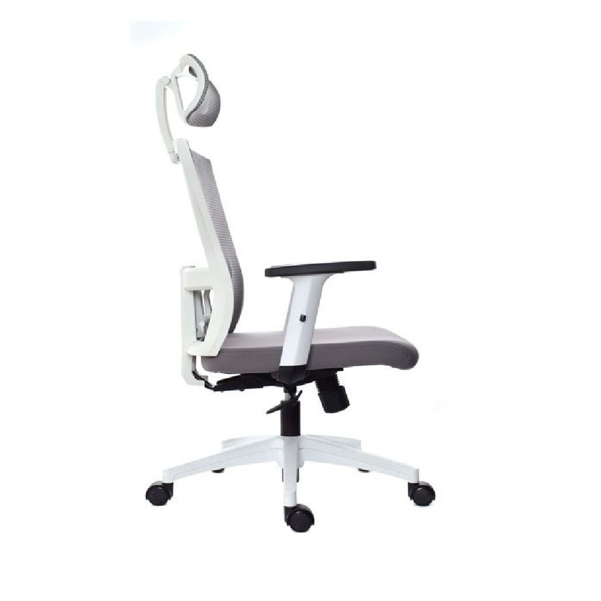 MOBELART - Silla de Oficina Presidente Monk BN Gris Ergonómica möbelArt