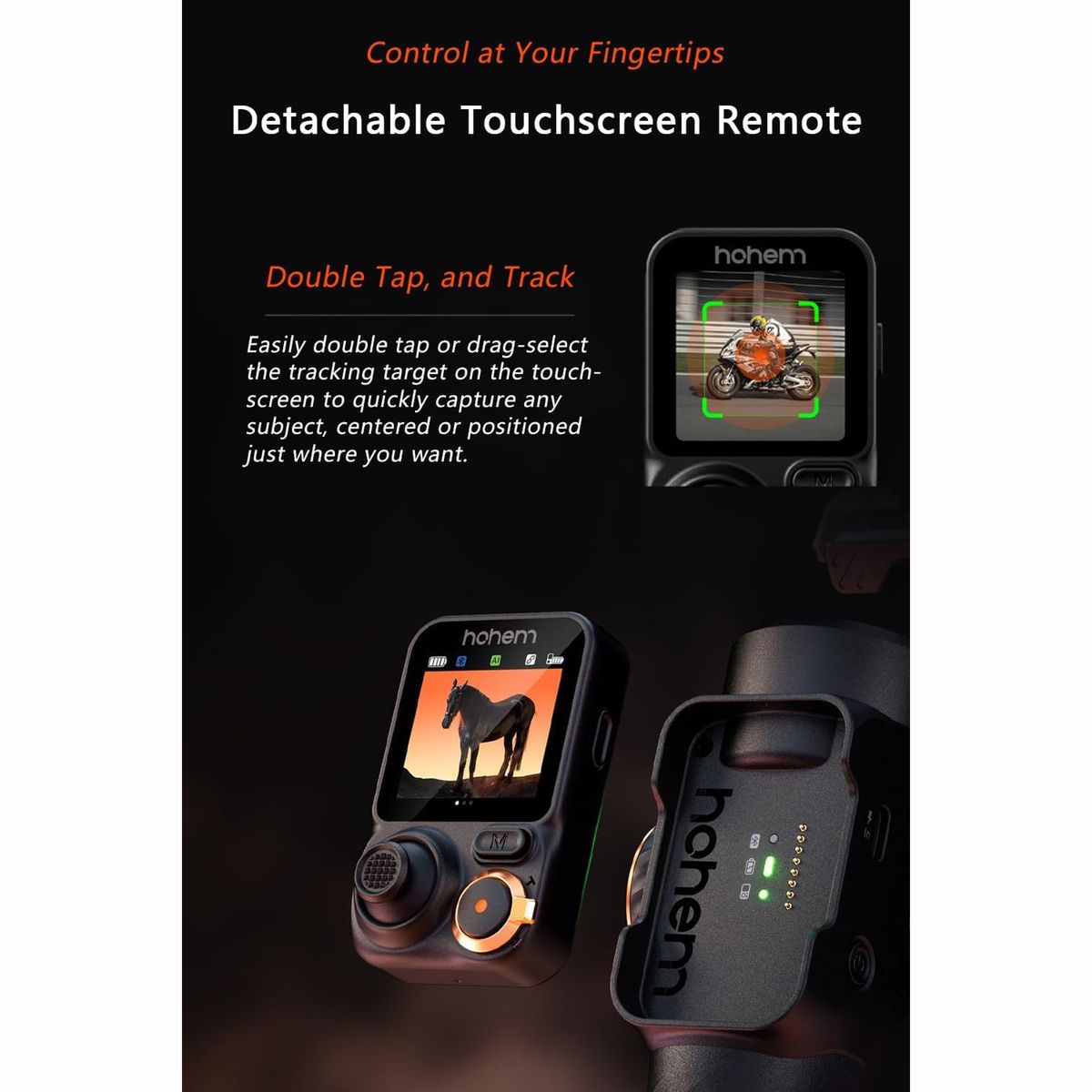 HOHEM - Estabilizador Hohem iSteady M7 para Celulares Android & iOS