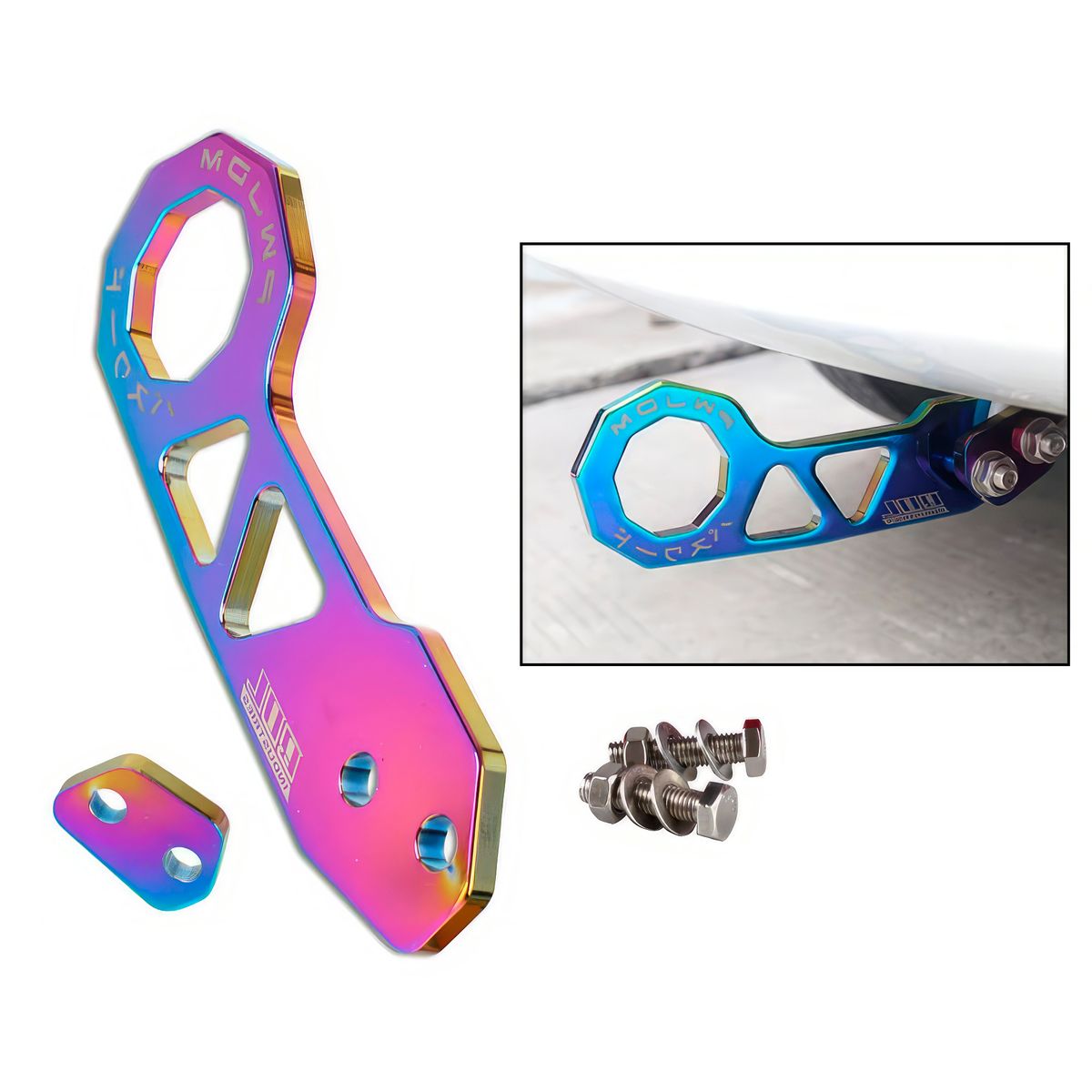 GENERICO - Gancho Posterior Remolque Tornasol Tuning JDM