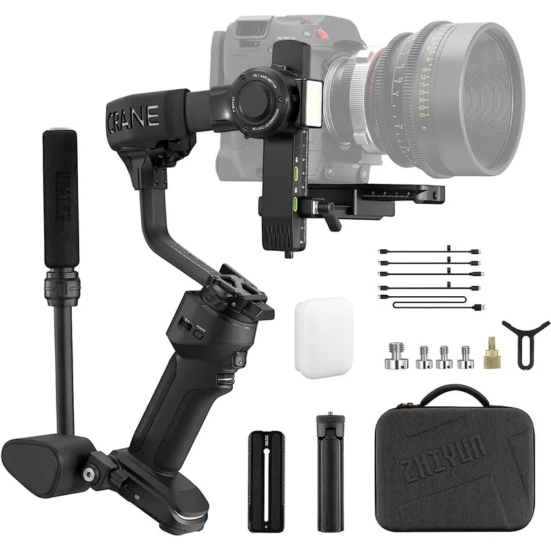 ZHIYUN - Estabilizador Zhiyun Crane 4 Combo, Cardan de 3 ejes para Cámaras DSLR