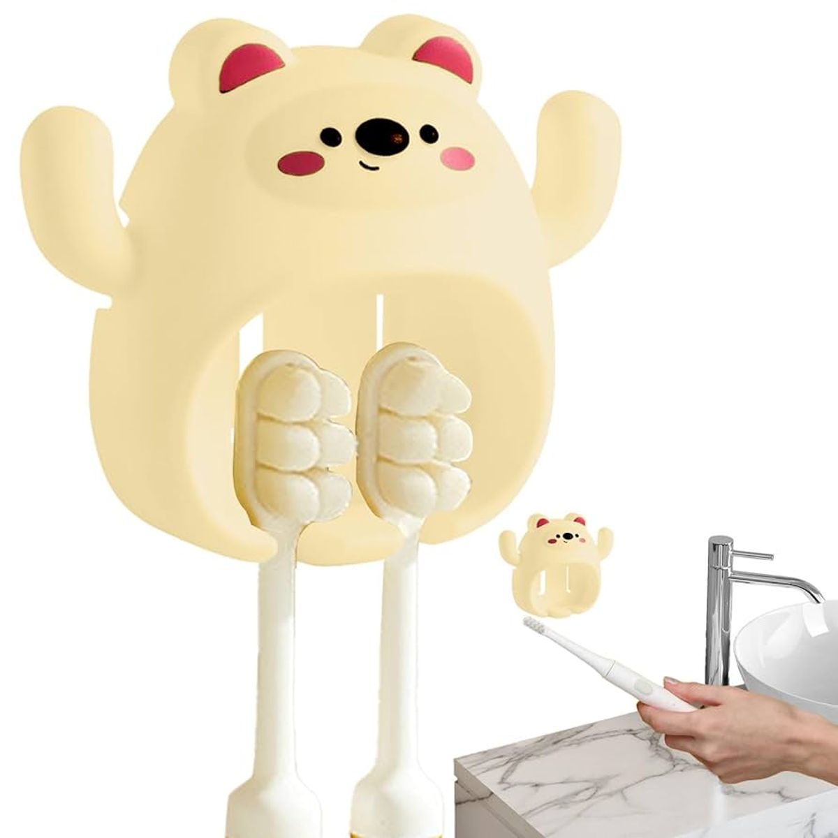 GENERICO - Porta cepillo de dientes de oso