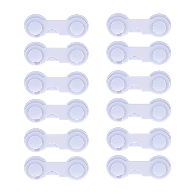 PENTHA - Cerradura Bloqueo Seguridad para Bebé x12 pzas Color Blanco