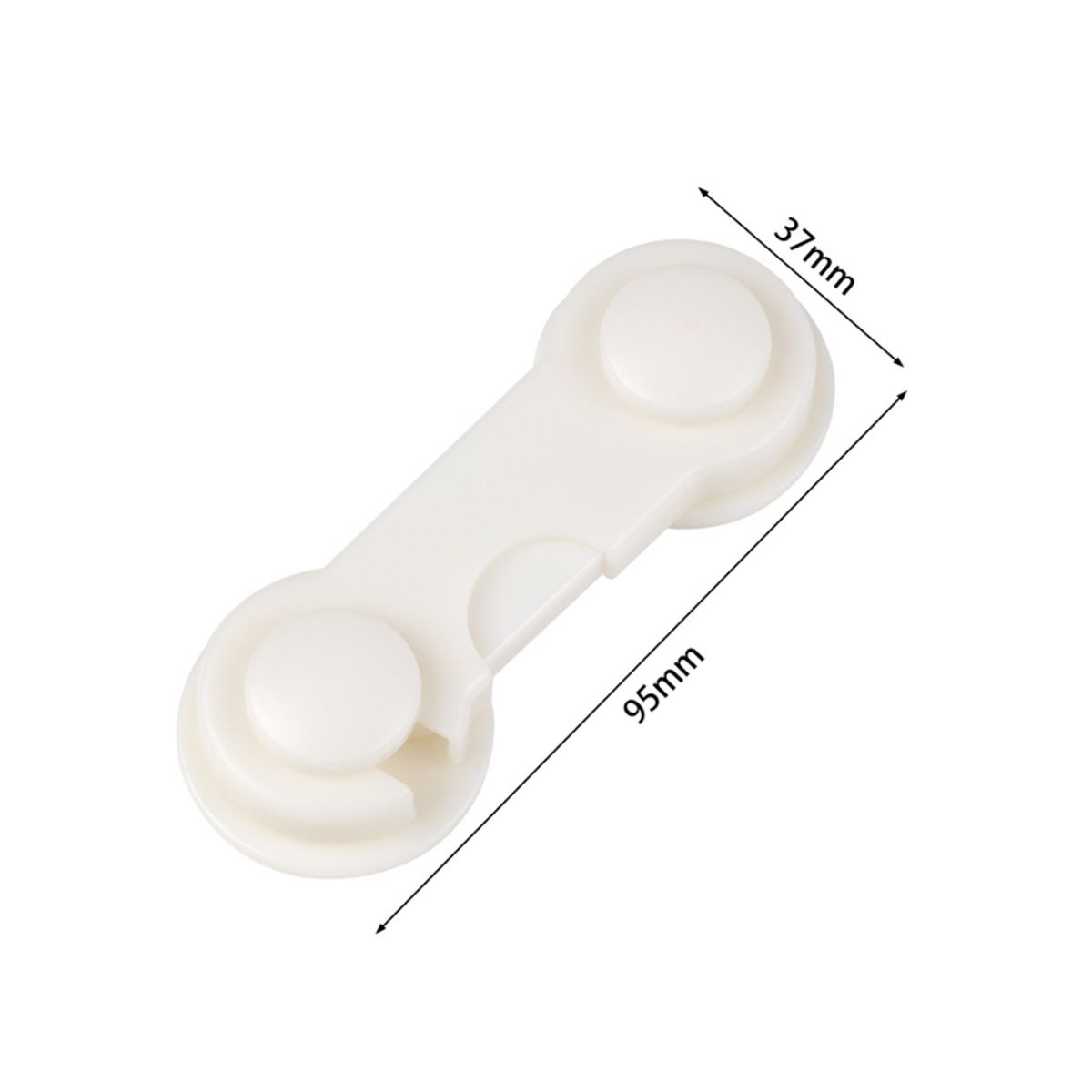 PENTHA - Cerradura Bloqueo Seguridad para Bebé x12 pzas Color Blanco