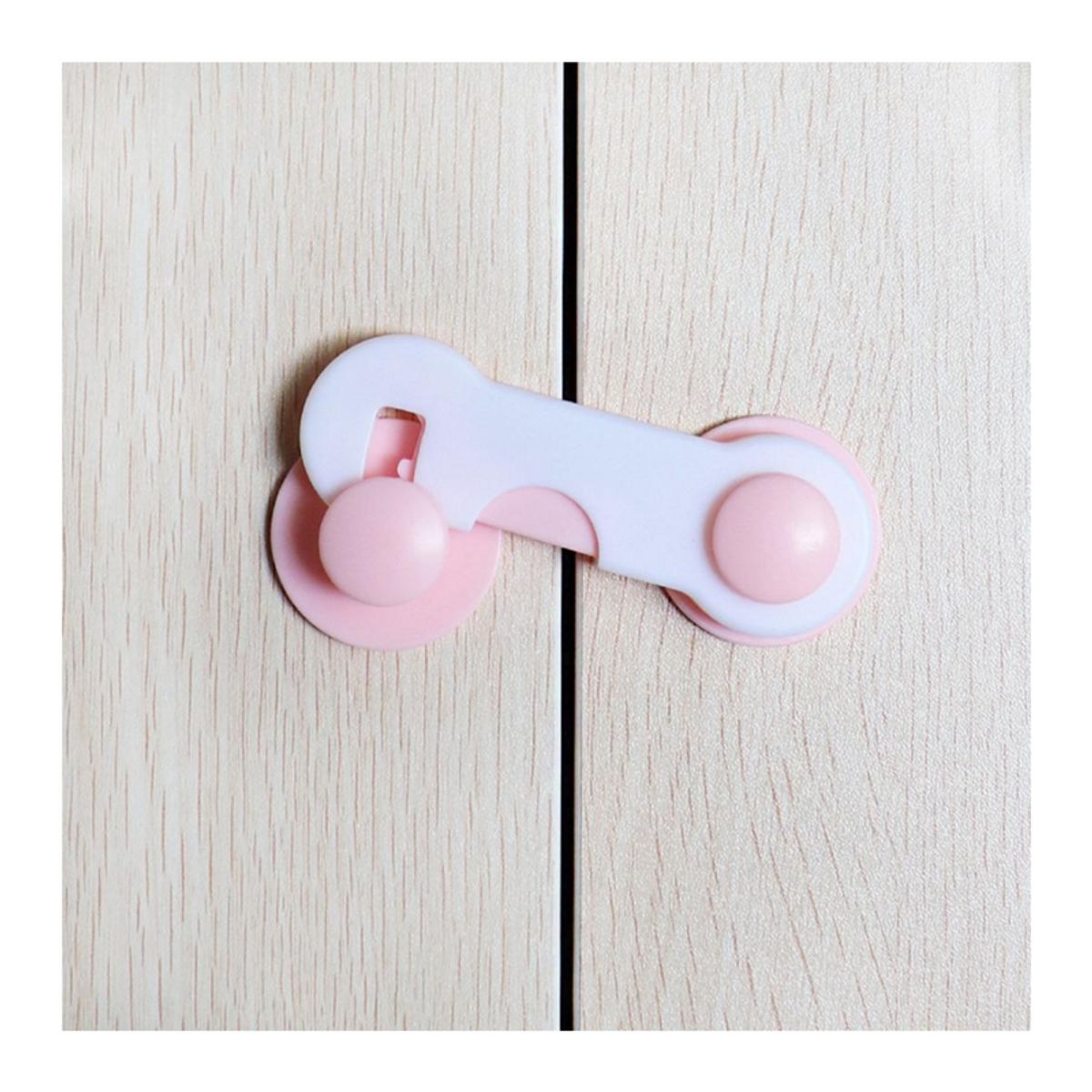 PENTHA - Cerradura Bloqueo Seguridad para Bebé x12 pzas Color Rosado