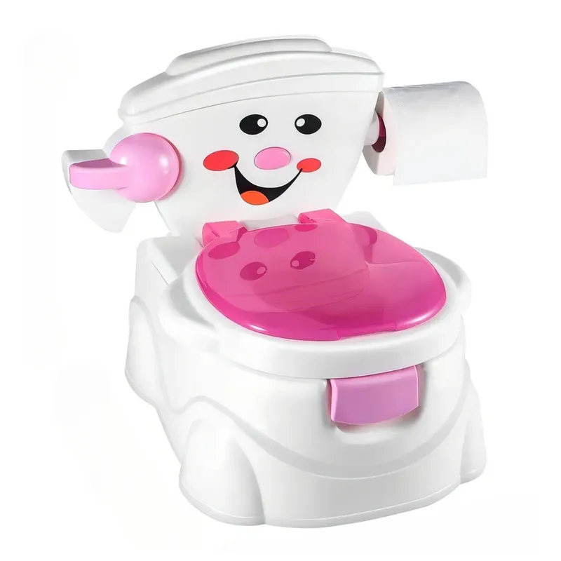 PENTHA - Bacín para Niños Inodoro Entrenador Modelo Carita Rosa