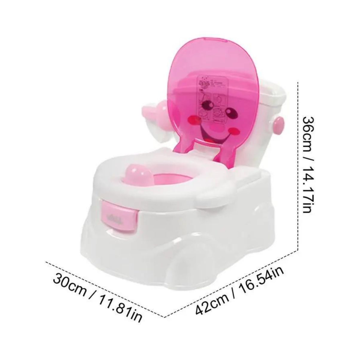 PENTHA - Bacín para Niños Inodoro Entrenador Modelo Carita Rosa