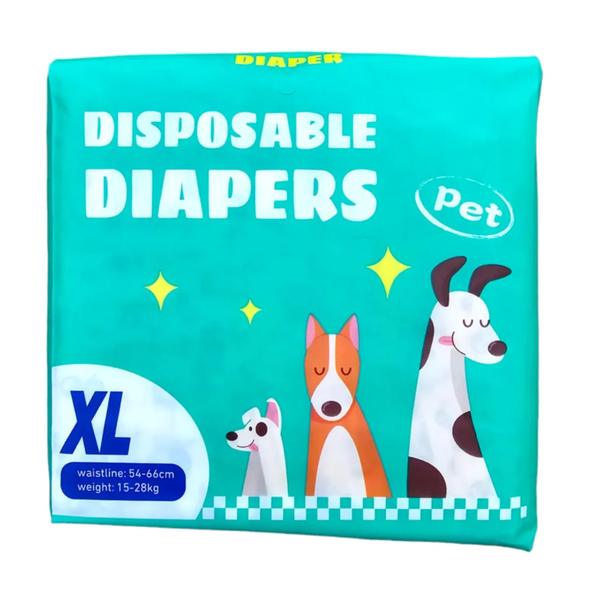 GENERICO - Pañal para perro macho XL 81x20cm