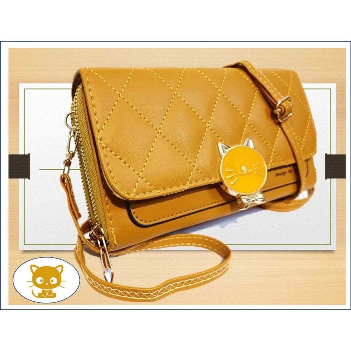 GENERICO - Bolso de mano modelo gatito varios colores