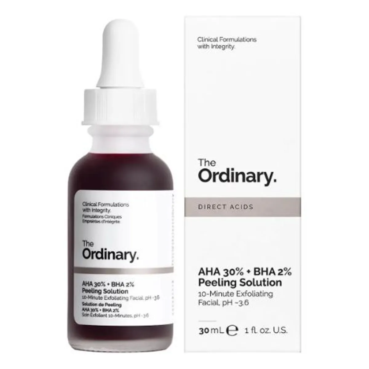 THE ORDINARY - AHA 30%  BHA 2% Peeling Solution 30ml The Ordinary