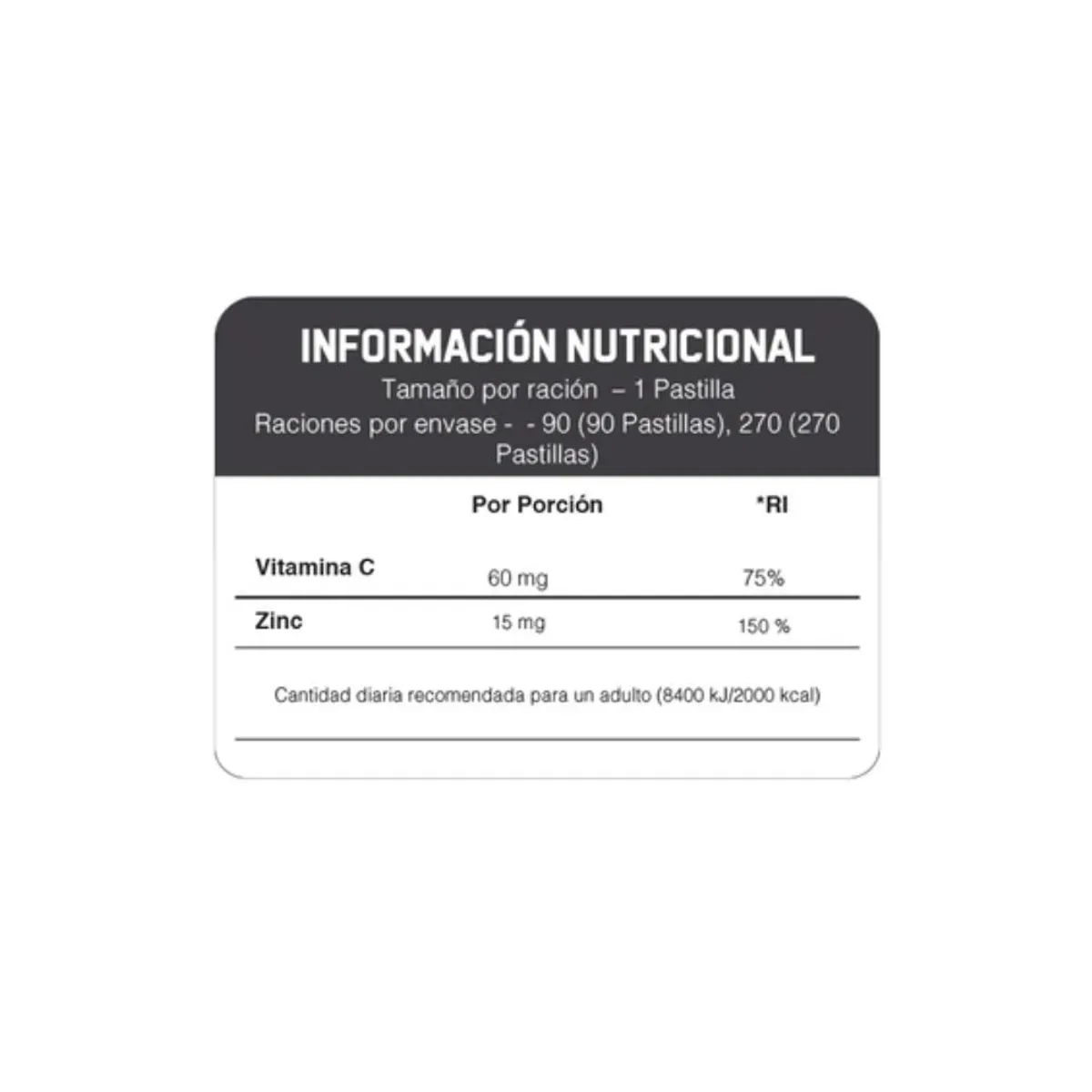 MYPROTEIN - Zinc 90 Tabletas Myprotein