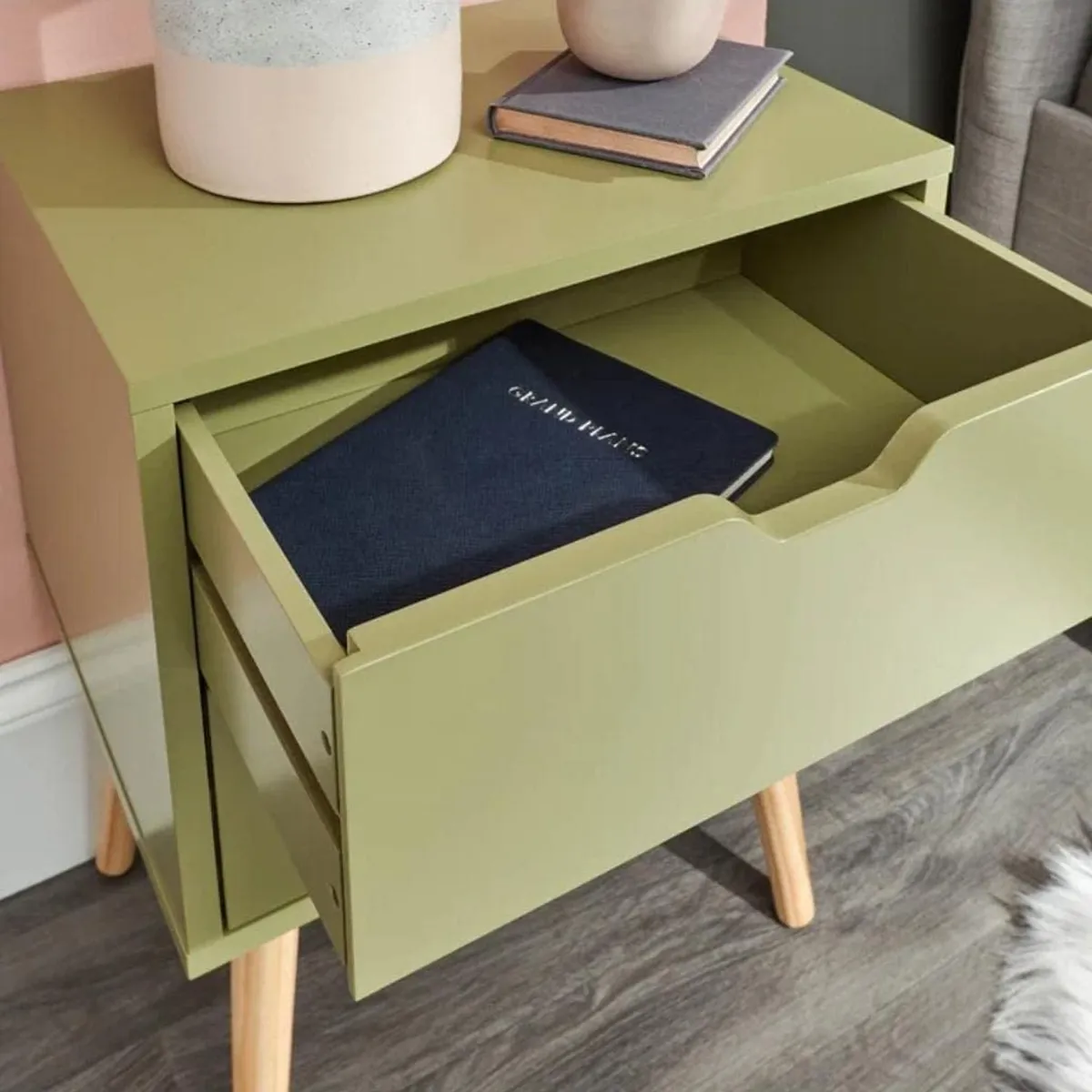 VENTITAS HOME - Velador Vintage Luna Ventitas Home Verde Limón