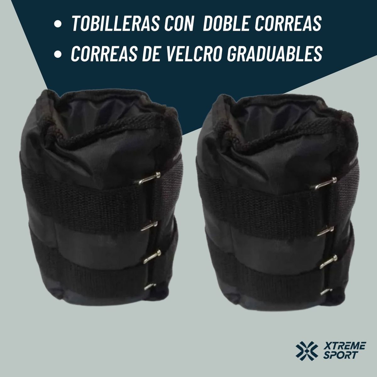 XTREME SPORT - Tobilleras Pesas de Arena de 1/ 2 Kilo