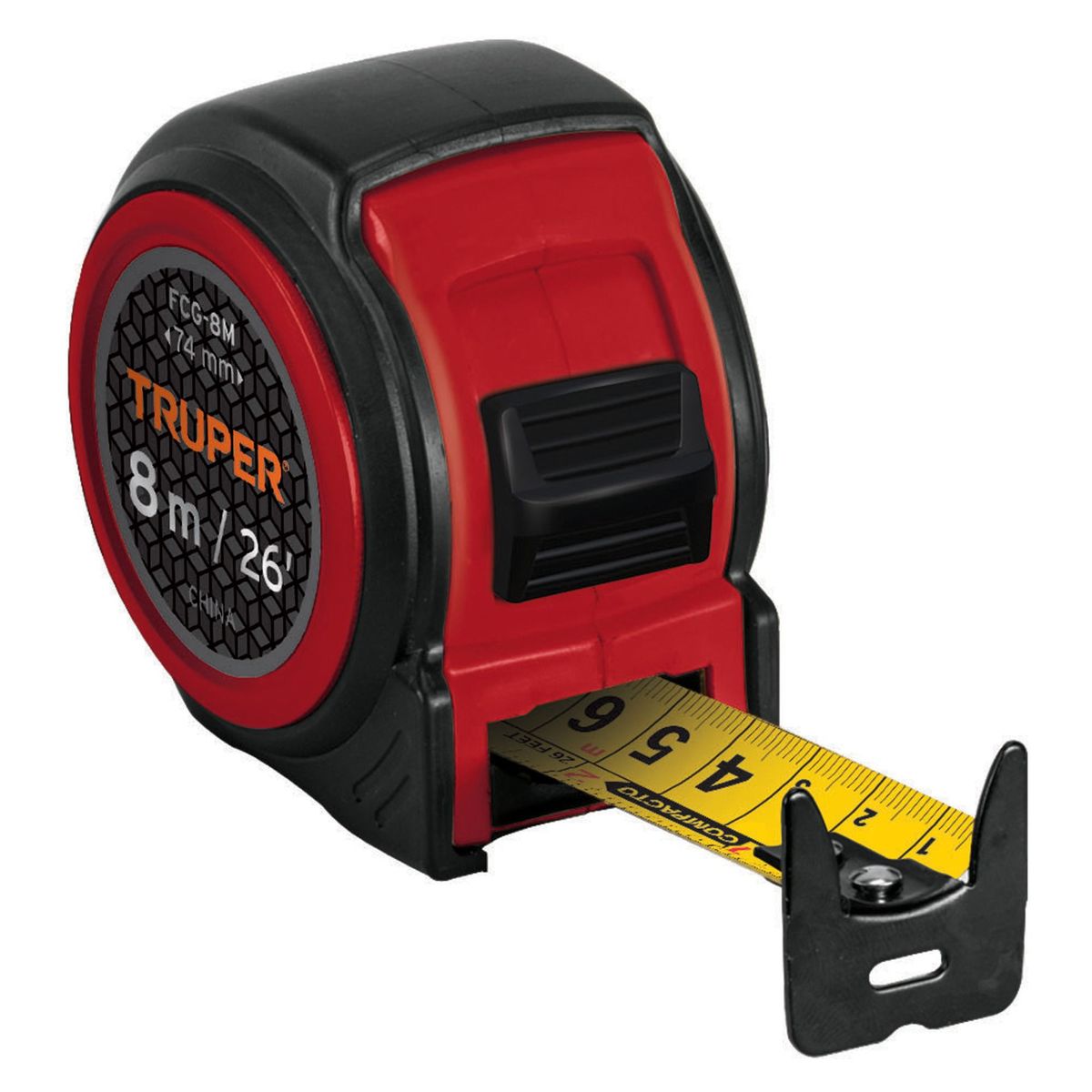 TRUPER - Wincha Cinta Métrica 8m Truper contra impacto