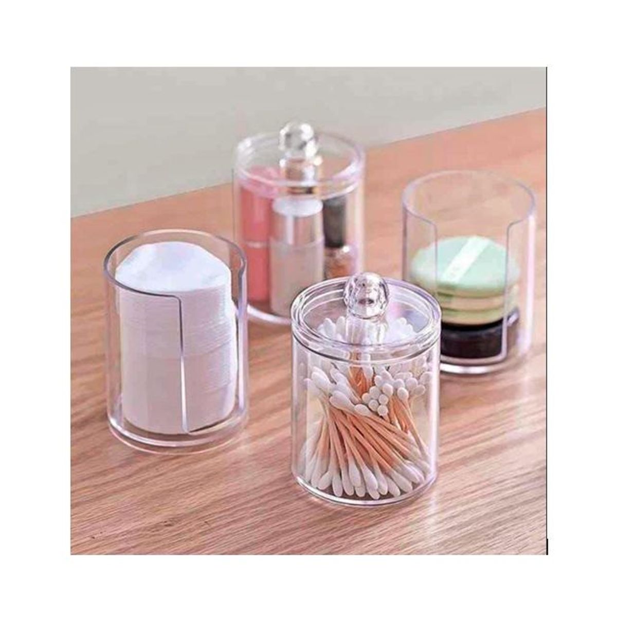 GENERICO - Almacenamiento de Hisopos de algodón con Tapa