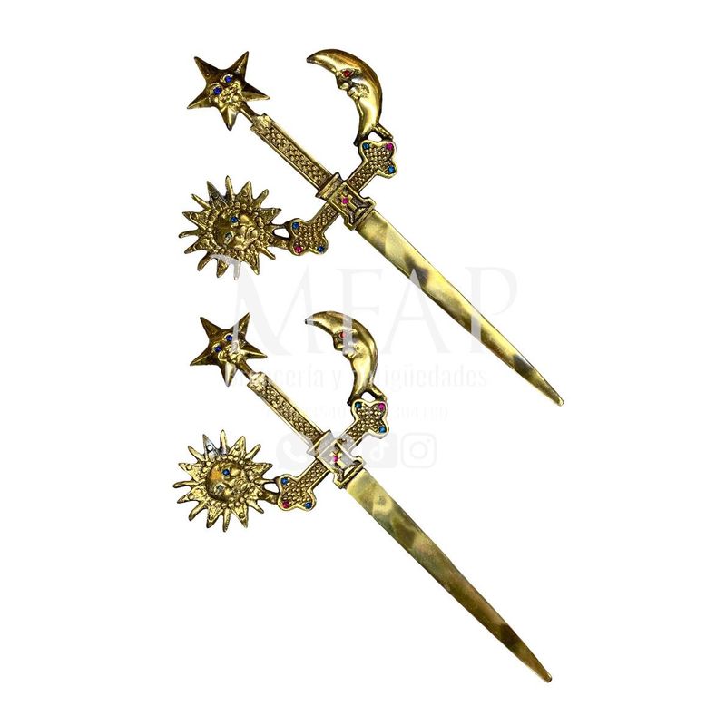 MFAP BRONCERIA Y ANTIGUEDADES - Espada de bronce 31 cm de alto
