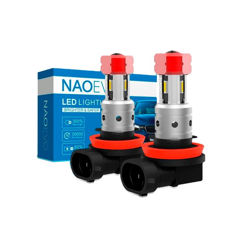 NAOEVO - Focos LED Serie N86 Base 9006 Luz Ambar NAOEVO