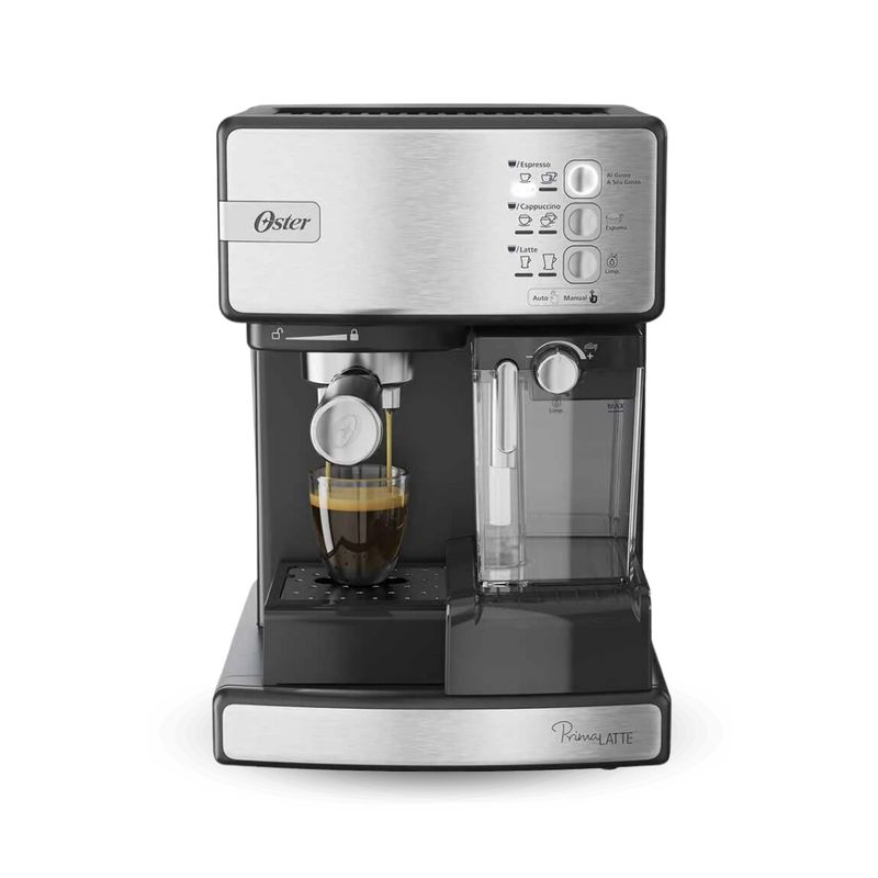 OSTER - Cafetera OSTER PrimaLatte de 15 Bares Automática BVSTEM6603SS