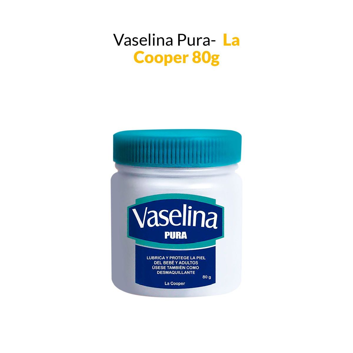 GENERICO - Vaselina Pura La Cooper x 80g