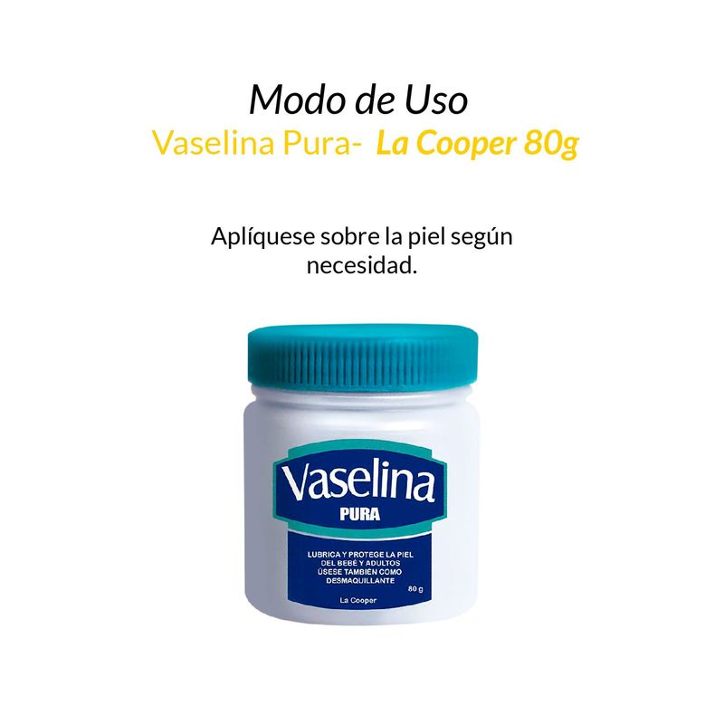 GENERICO - 3 Vaselina Pura La Cooper x 15g