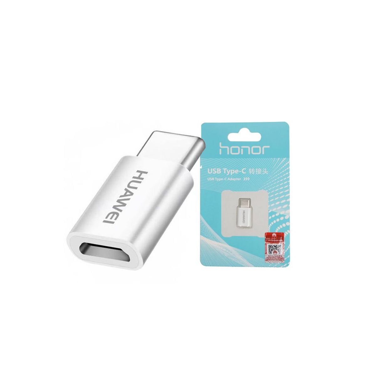 GENERICO - Adaptador Micro USB a Tipo C Blanco