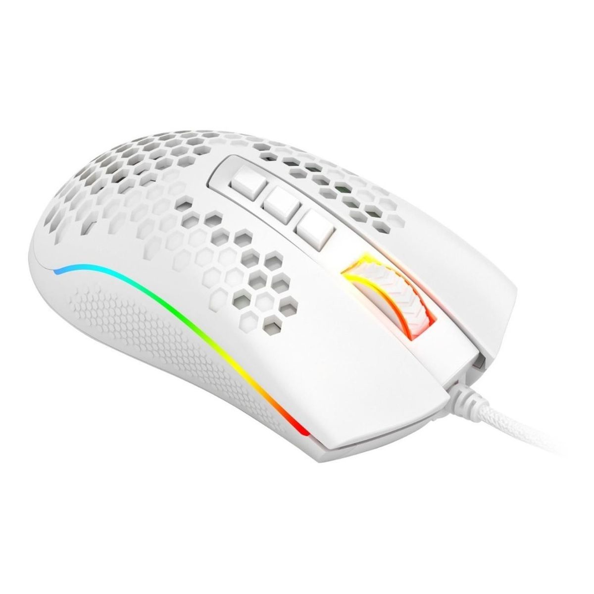 REDRAGON - Mouse Gamer Redragon Storm Elite M988 Rgb White