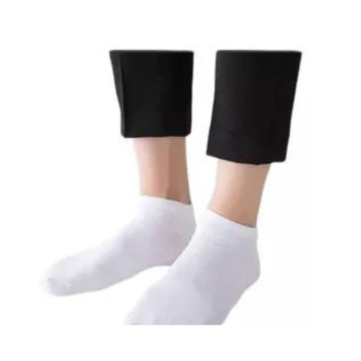 GENERICO - Medias Taloneras Blanco Unisex 12 pares
