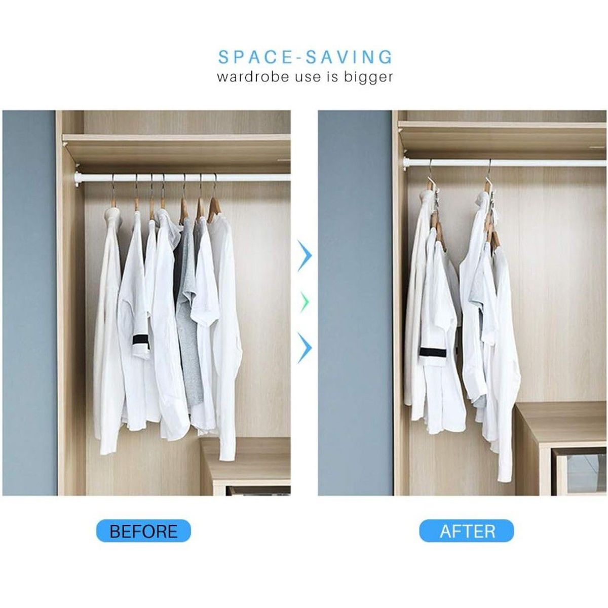 TODO FIT - Gancho Extensor de colgador para colgar Ropa en Perchero Closet