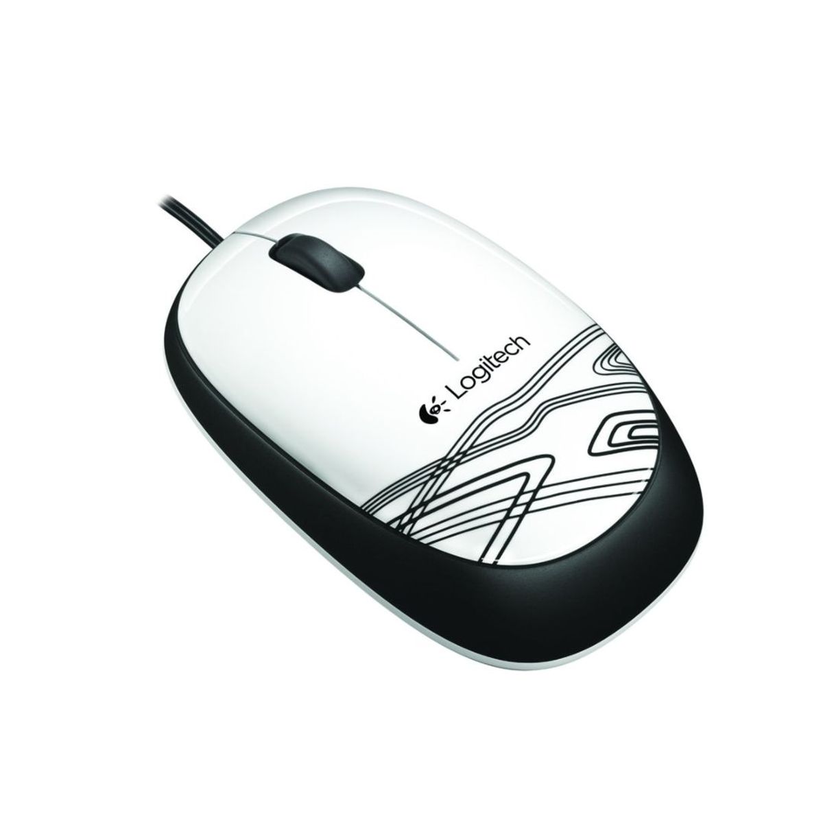LOGITECH - MOUSE LOGITECH M105 WIRED WHITE 910-003138