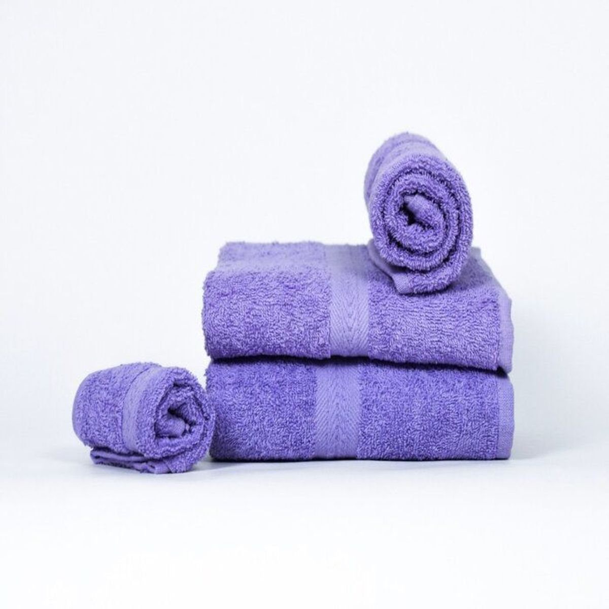GENERICO - Pack 3 toallas 30 x 30 - Lila