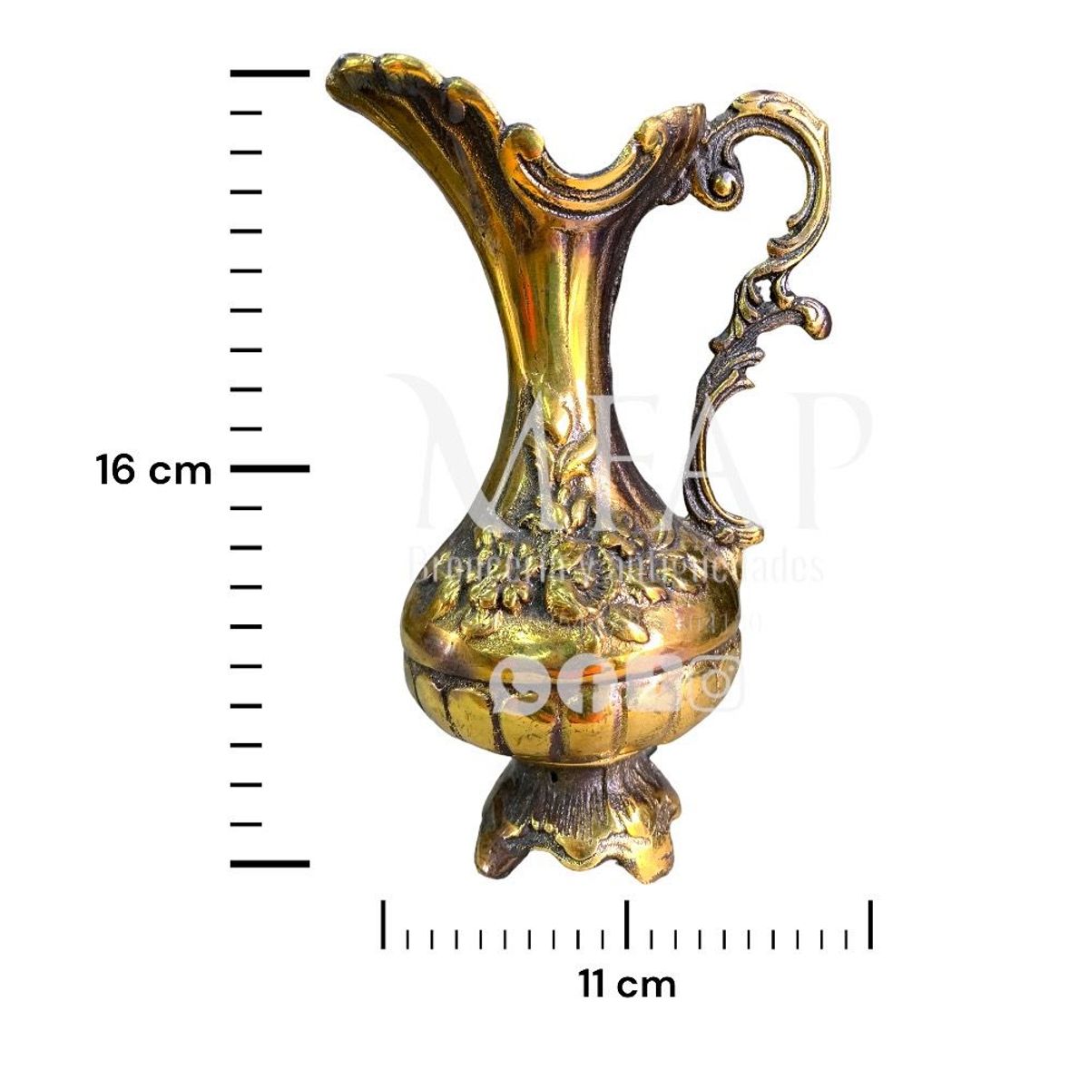 MFAP BRONCERIA Y ANTIGUEDADES - Jarra de bronce 16 cm de alto